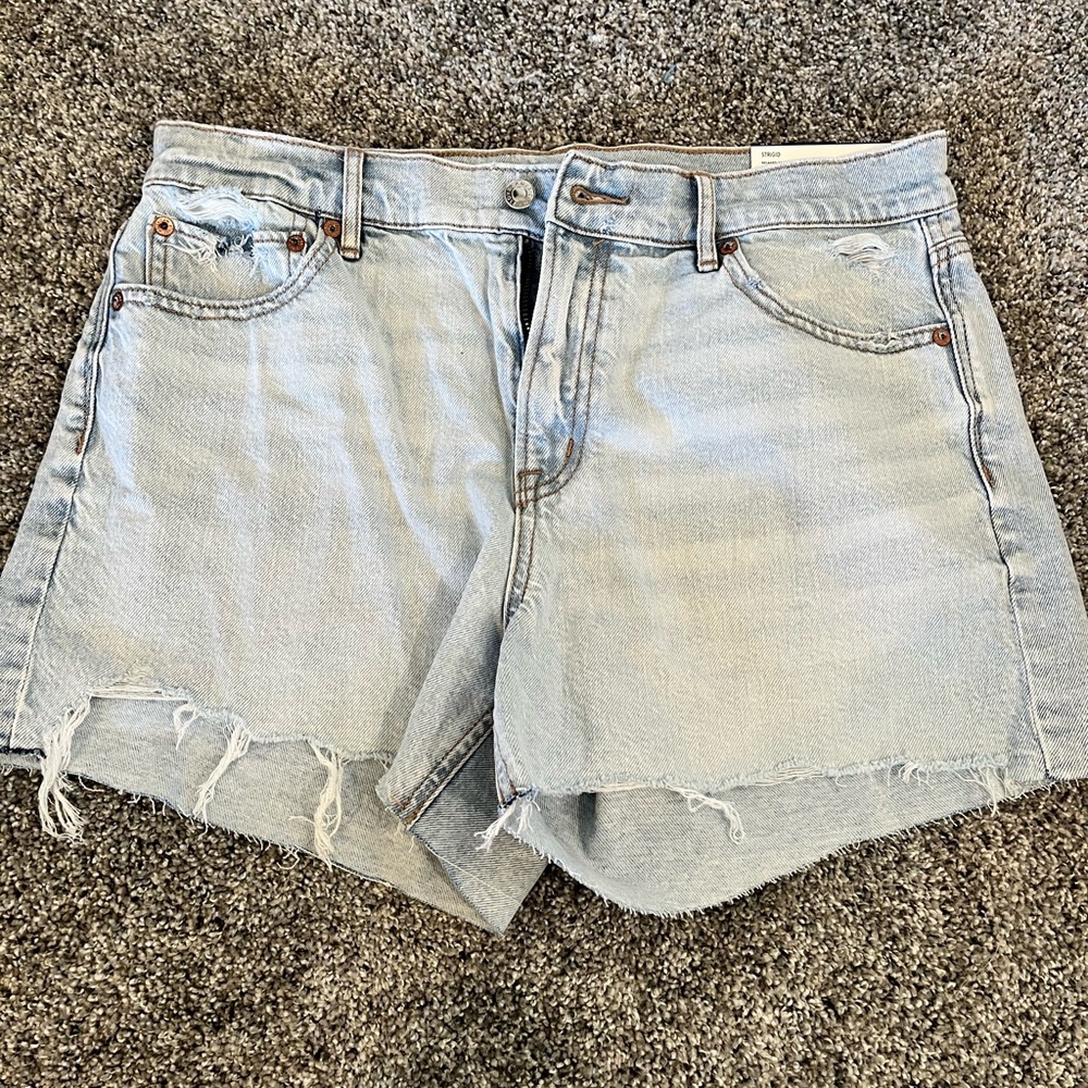 American Eagle Light Wash Denim Shorts